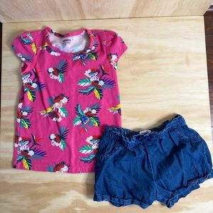 WonderKids shirt and shorts set